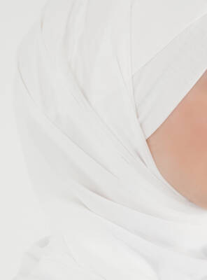 Boneli Çapraz Şifon Şal - 13