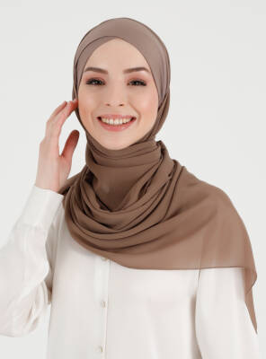 Boneli Çapraz Şifon Şal - 22