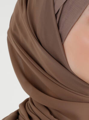 Boneli Çapraz Şifon Şal - 24