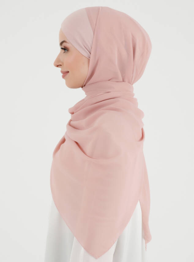 Boneli Çapraz Şifon Şal - 31