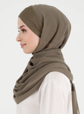 Boneli Çapraz Şifon Şal - 55