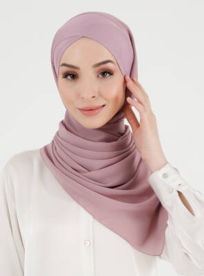Boneli Çapraz Şifon Şal - 59