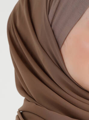 Boneli Düz Şifon Şal - 21