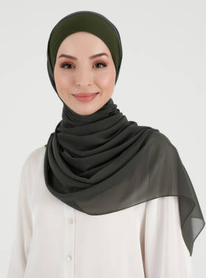 Boneli Düz Şifon Şal - 26