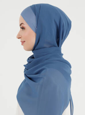 Boneli Düz Şifon Şal - 42