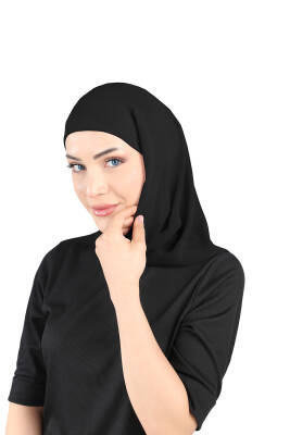 Boneli Şifon Oval Eşarp - 3