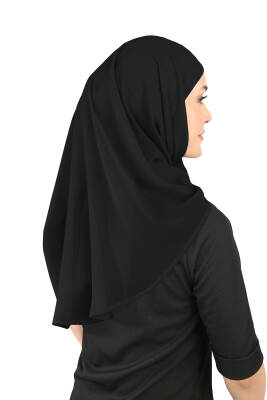 Boneli Şifon Oval Eşarp - 4