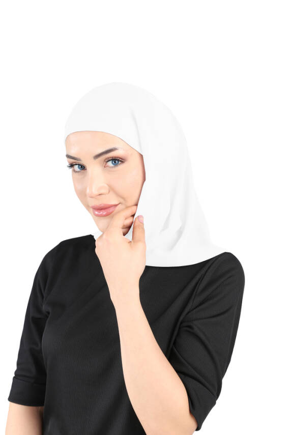 Boneli Şifon Oval Eşarp - 6