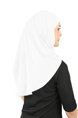 Boneli Şifon Oval Eşarp - 7