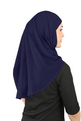 Boneli Şifon Oval Eşarp - 10