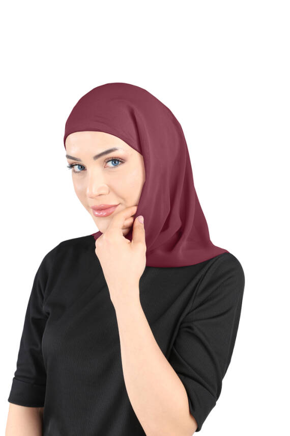 Boneli Şifon Oval Eşarp - 15