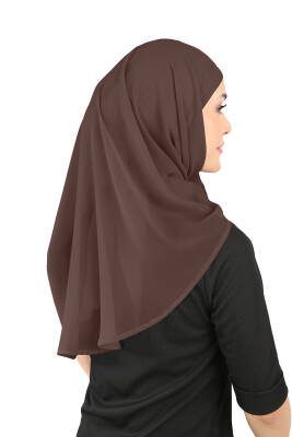 Boneli Şifon Oval Eşarp - 18