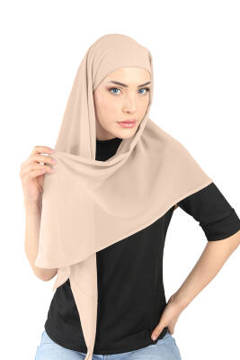 Boneli Şifon Oval Eşarp - 22