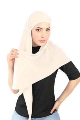 Boneli Şifon Oval Eşarp - 28