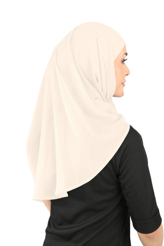 Boneli Şifon Oval Eşarp - 30