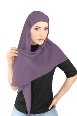 Boneli Şifon Oval Eşarp - 40