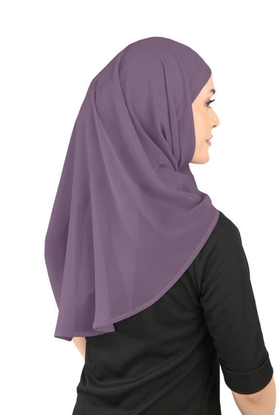 Boneli Şifon Oval Eşarp - 42