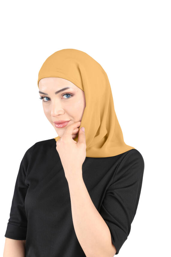 Boneli Şifon Oval Eşarp - 47