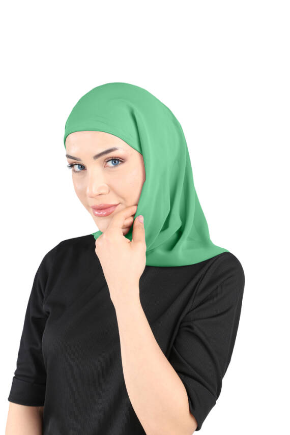 Boneli Şifon Oval Eşarp - 53