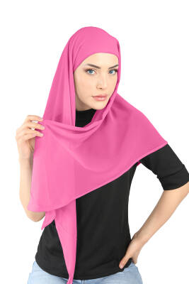 Boneli Şifon Oval Eşarp - 55