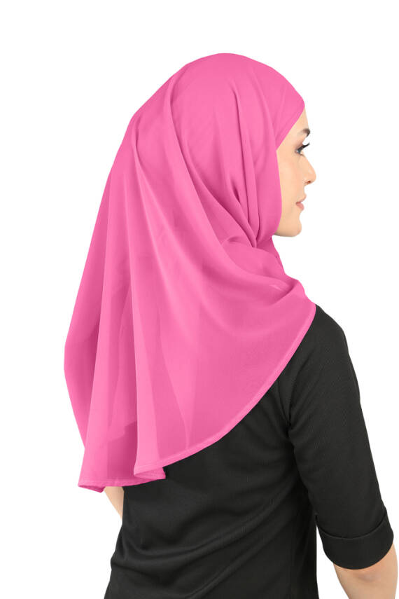 Boneli Şifon Oval Eşarp - 57