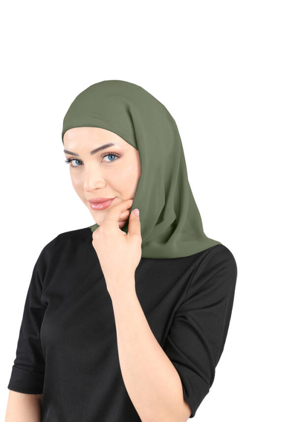 Boneli Şifon Oval Eşarp - 59