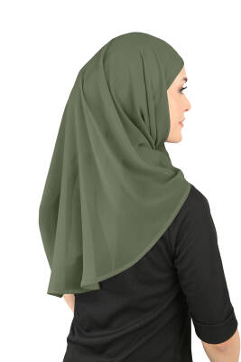 Boneli Şifon Oval Eşarp - 60