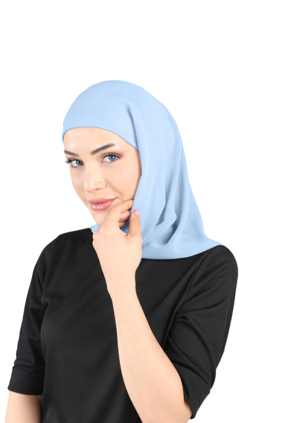 Boneli Şifon Oval Eşarp - 68