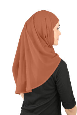 Boneli Şifon Oval Eşarp - 72