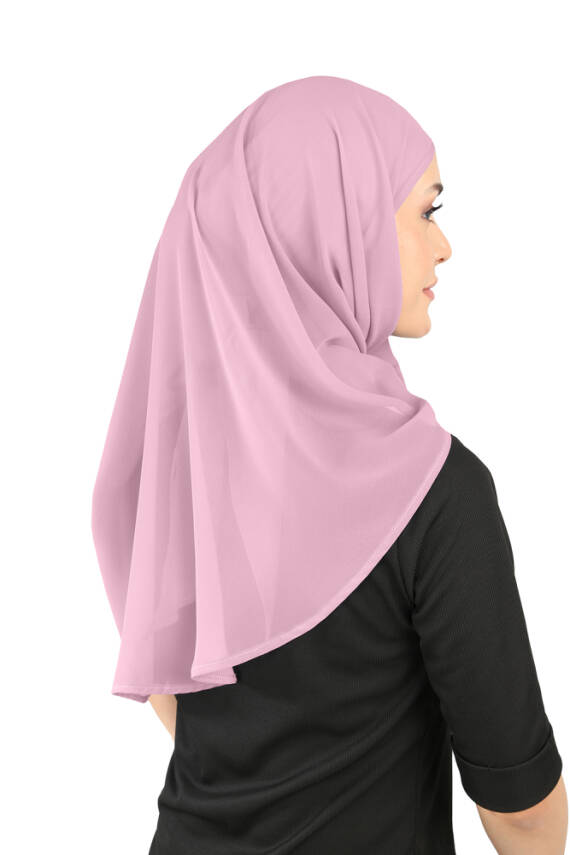 Boneli Şifon Oval Eşarp - 90