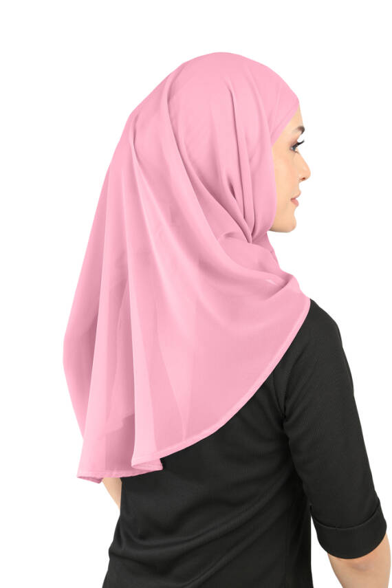 Boneli Şifon Oval Eşarp - 93