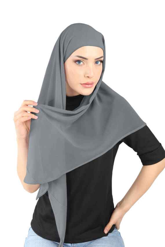 Boneli Şifon Oval Eşarp - 94
