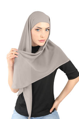 Boneli Şifon Oval Eşarp - 97