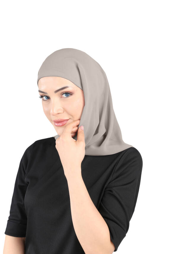 Boneli Şifon Oval Eşarp - 98