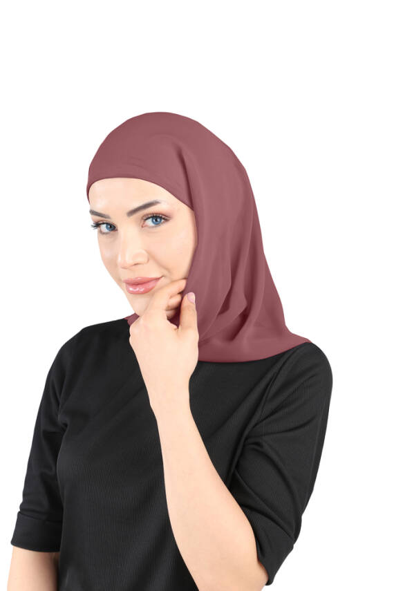 Boneli Şifon Oval Eşarp - 101