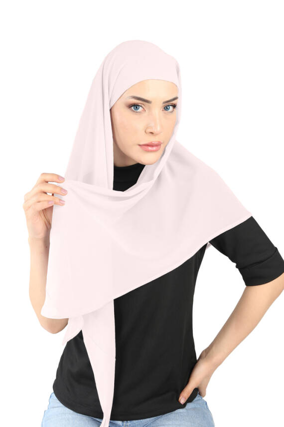 Boneli Şifon Oval Eşarp - 103