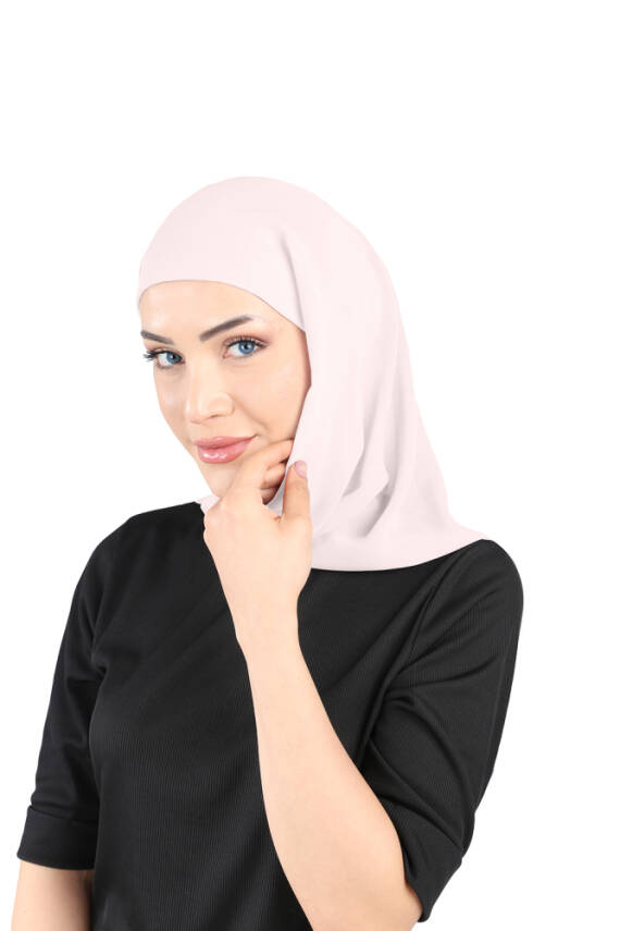 Boneli Şifon Oval Eşarp - 104