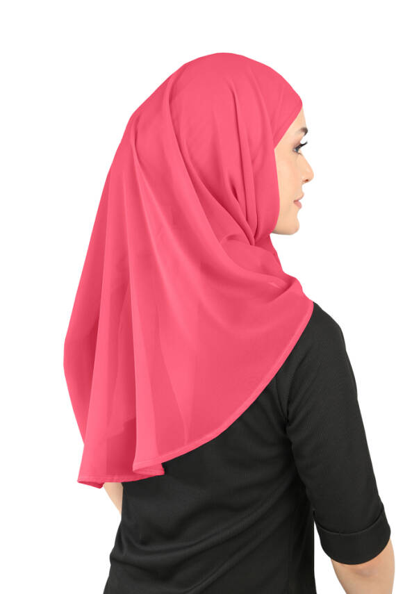 Boneli Şifon Oval Eşarp - 108