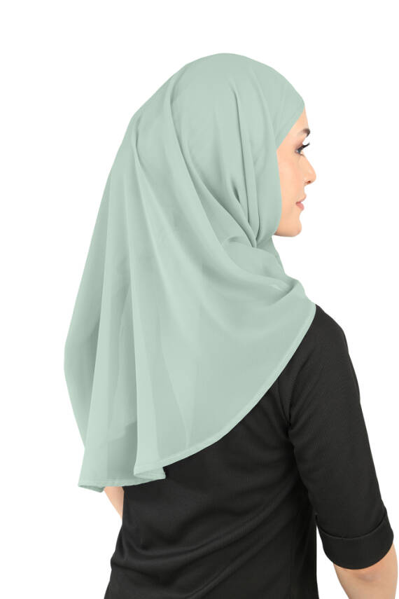 Boneli Şifon Oval Eşarp - 120