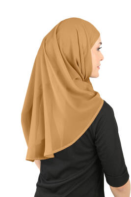 Boneli Şifon Oval Eşarp - 123