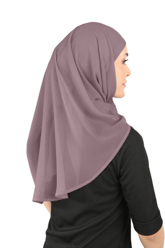 Boneli Şifon Oval Eşarp - 126