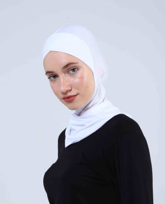 Çapraz Hijab Türban Çapraz Boyunluklu Bone - 15