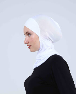 Çapraz Hijab Türban Çapraz Boyunluklu Bone - 16