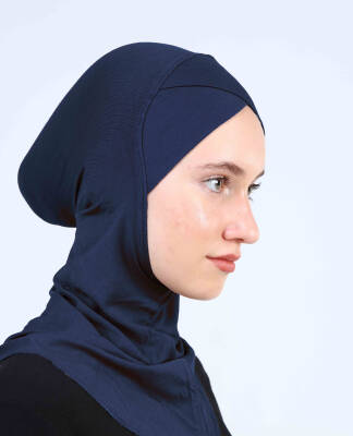 Çapraz Hijab Türban Çapraz Boyunluklu Bone - 23