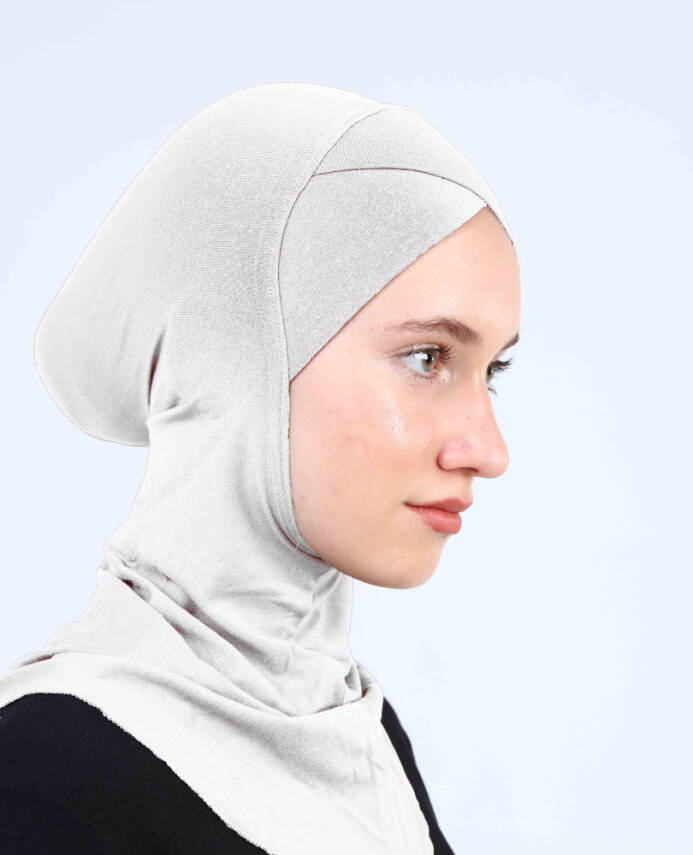Çapraz Hijab Türban Çapraz Boyunluklu Bone - 27