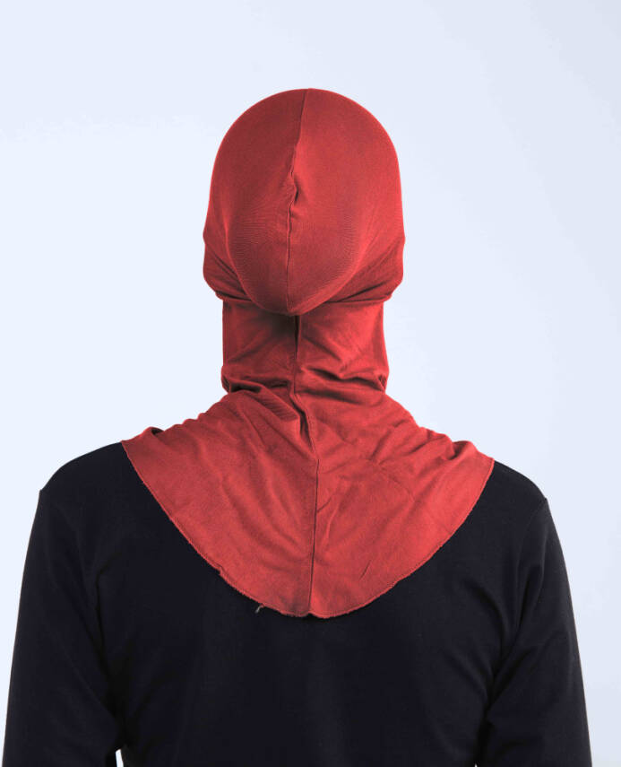 Çapraz Hijab Türban Çapraz Boyunluklu Bone - 28