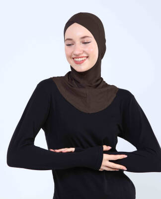 Çapraz Hijab Türban Çapraz Boyunluklu Bone - 38