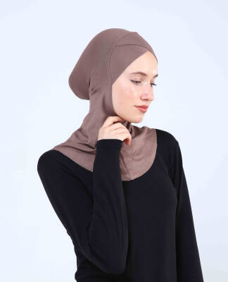 Çapraz Hijab Türban Çapraz Boyunluklu Bone - 42