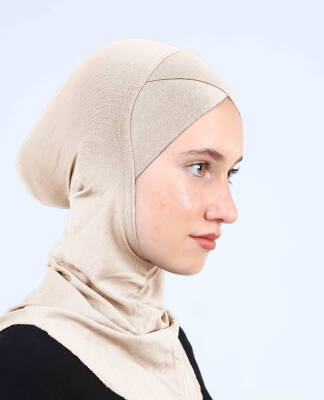 Çapraz Hijab Türban Çapraz Boyunluklu Bone - 55