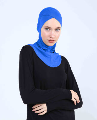 Çapraz Hijab Türban Çapraz Boyunluklu Bone - 65